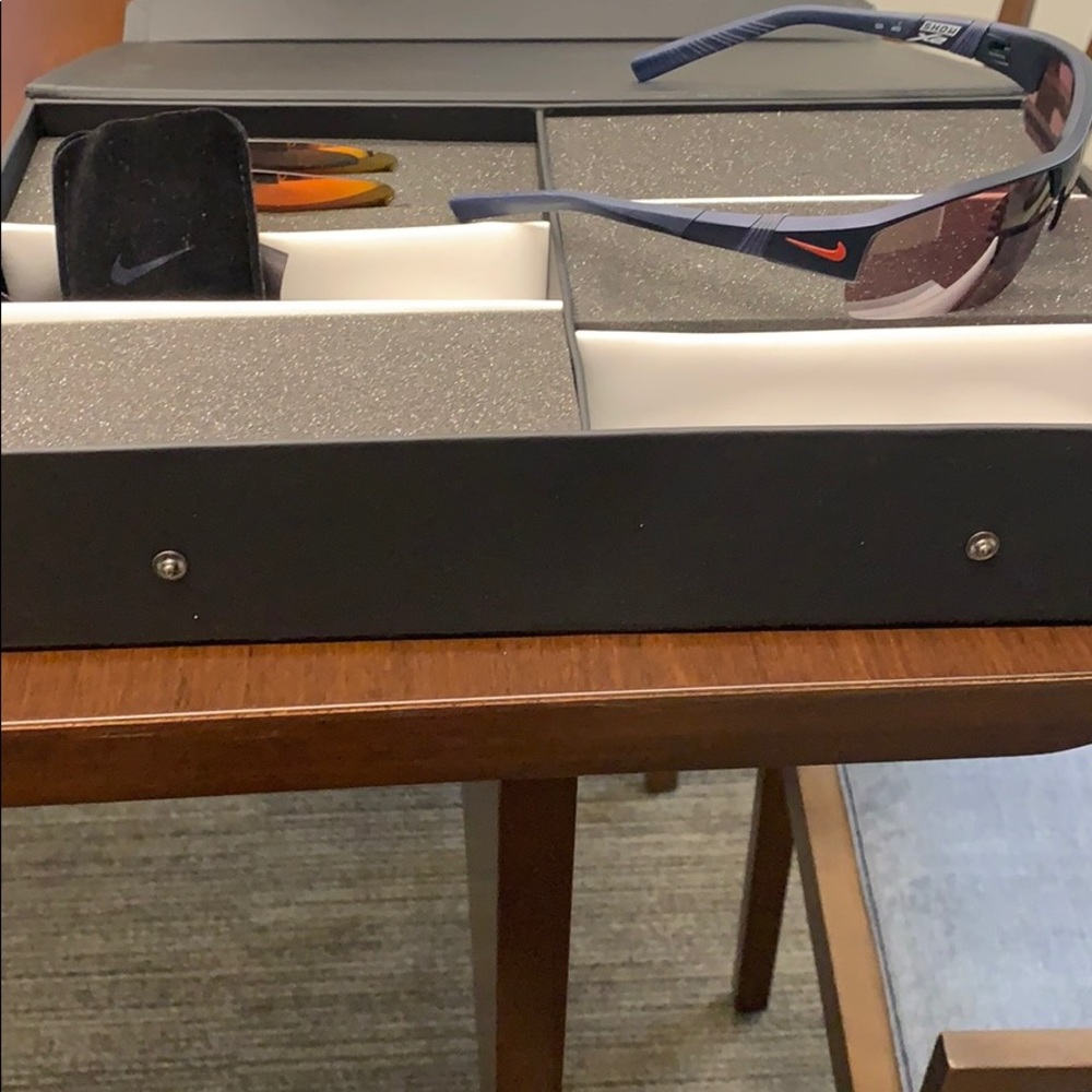 Nike show X2 sunglasses with four extra lenses